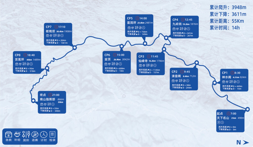 55K Course Map